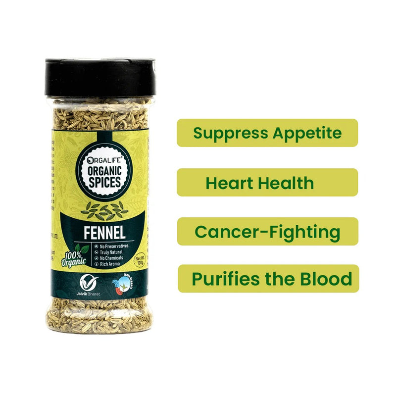 Organic Fennel(Saunf) 100g