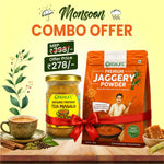 Monsoon Combo Pack – Organic Tea Masala + Organic Jaggery Powder