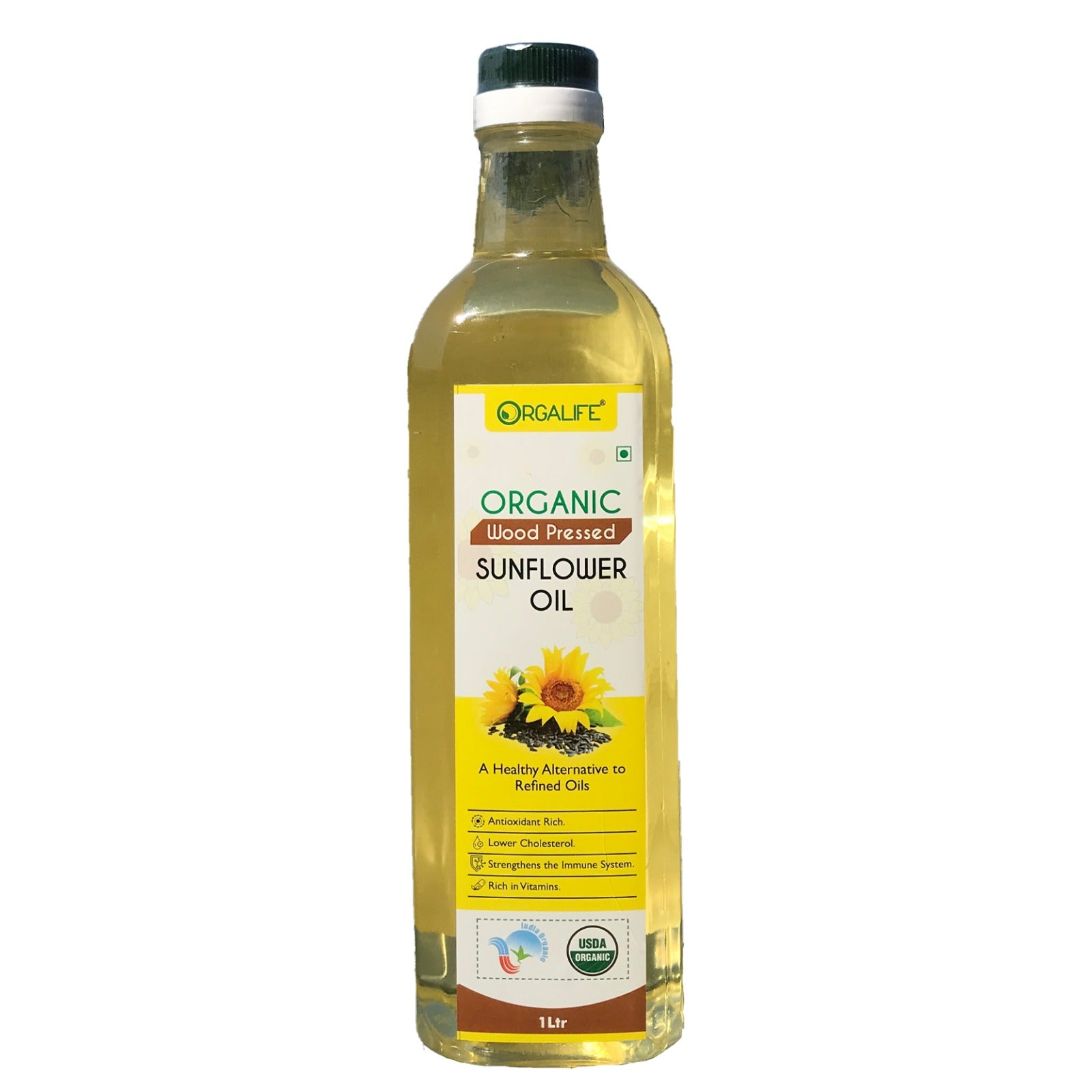 Organic Wood Pressed Sunflower Oil
