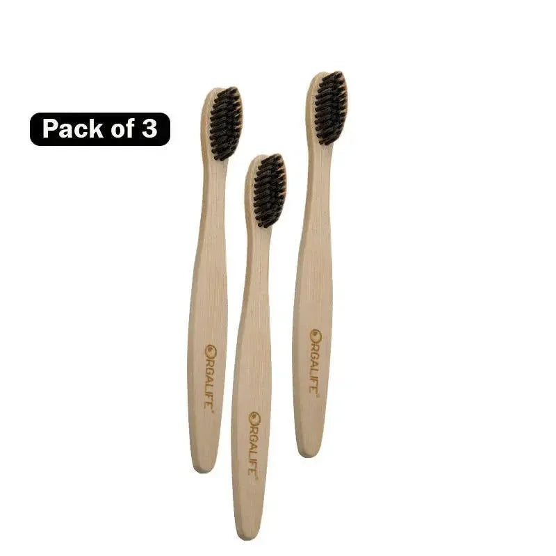 Bamboo Toothbrush (Pack Of 3)