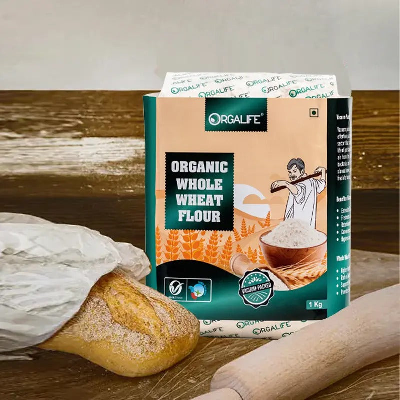 Organic Whole Wheat Flour 1kg image 0