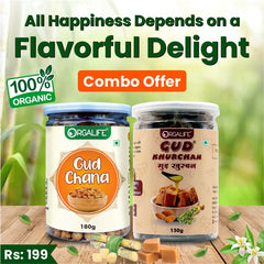 Gud Chana and Gud Khurchan Combo Offer Orgalife food & beverages Pvt. Ltd.