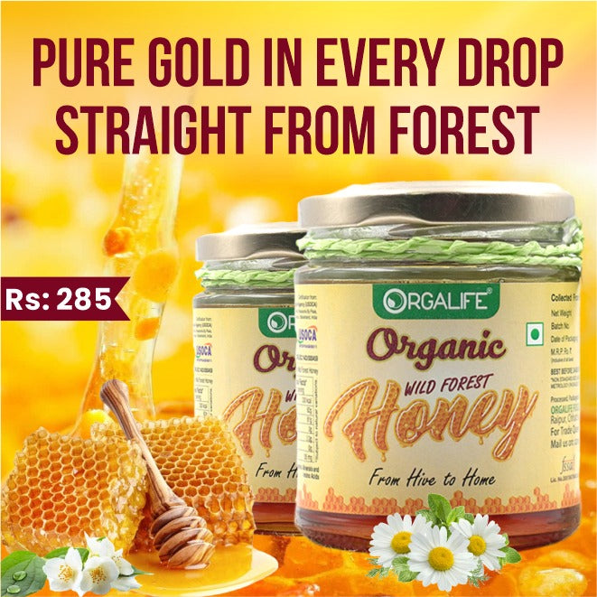 Organic Wild Forest Honey Offer Orgalife food & beverages Pvt. Ltd.