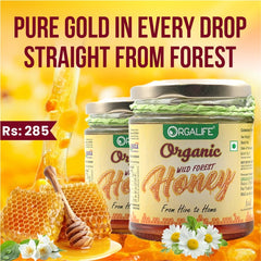 Organic Wild Forest Honey Offer Orgalife food & beverages Pvt. Ltd.