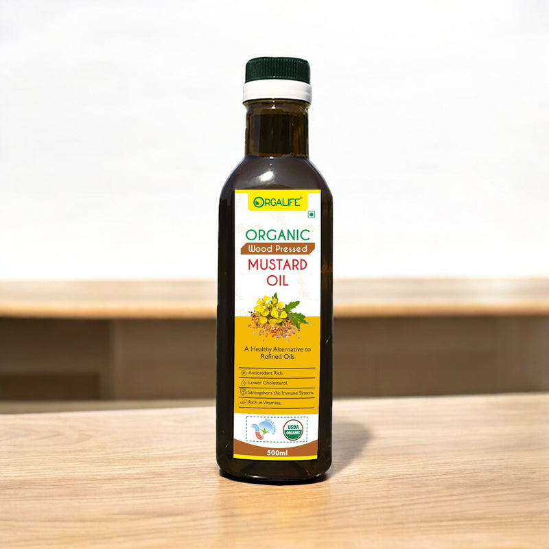 Organic Wood Pressed mustard oil