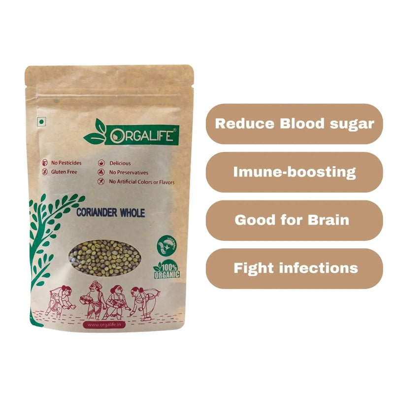 Organic Coriander Whole 150g