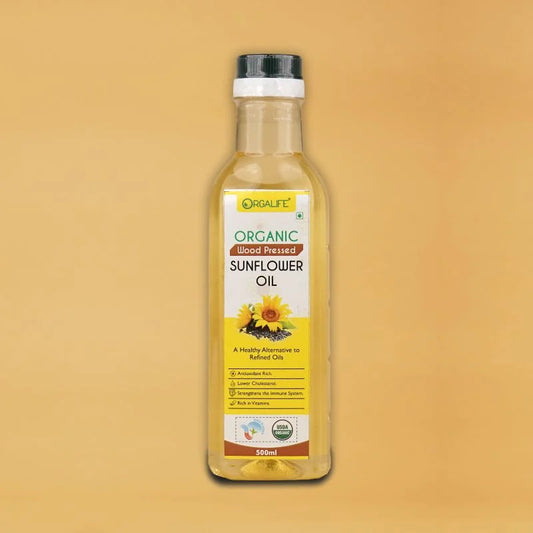 Wood Pressed Sunflower Oil 500ml - Product Image