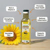 Wood Pressed Sunflower Oil 500ml - Product Image