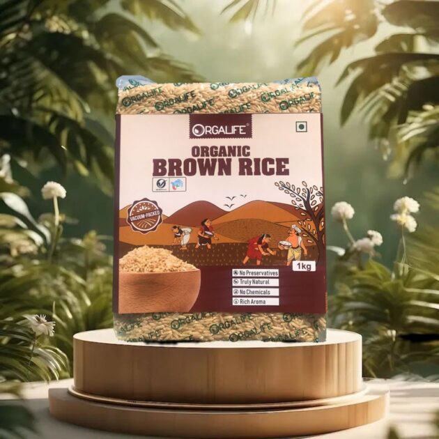 Organic Brown Rice 1kg