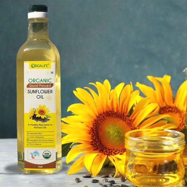 Wood Pressed Sunflower Oil 1ltr