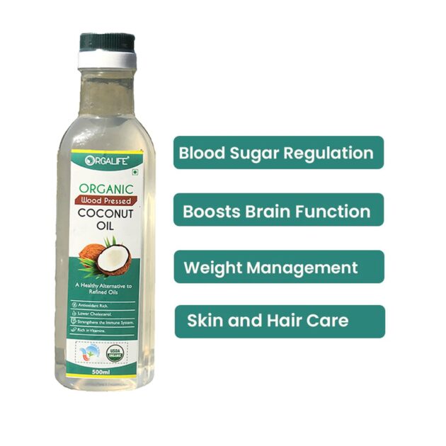 Organic Coconut Oil 500ml - Image 2