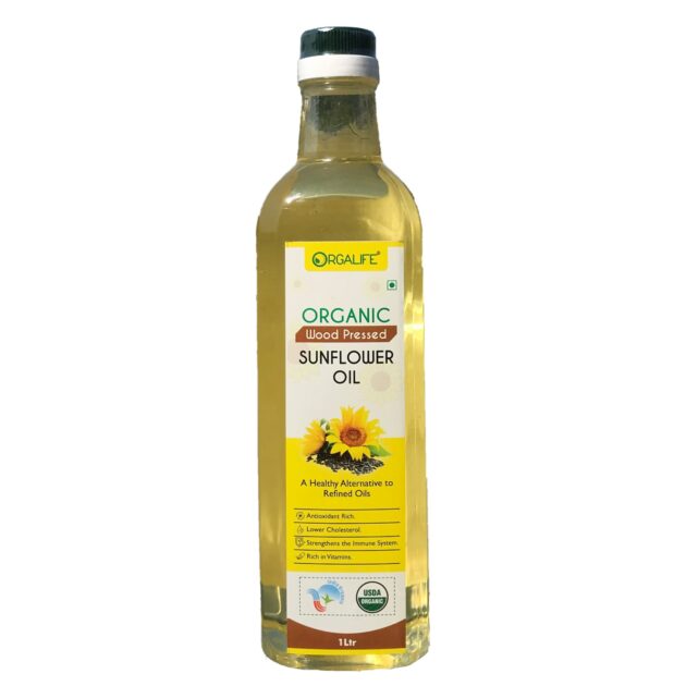 Wood Pressed Sunflower Oil 1ltr - Image 3