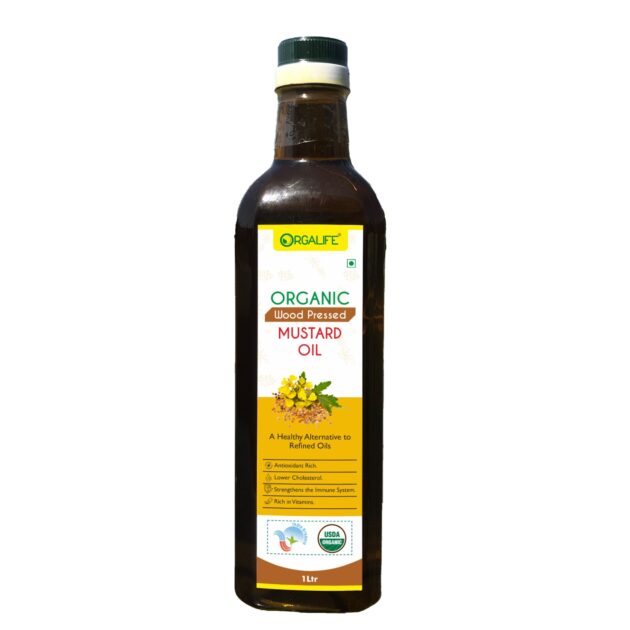 Organic Mustard Oil 1ltr - Image 3