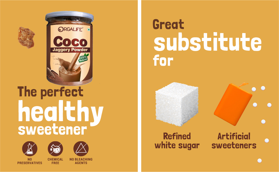 Organic Coco Jaggery Powder: A Healthier Sweetener